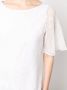 Armani Exchange Maxi-jurk met doorzichtige overslag Wit - Thumbnail 5