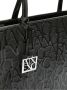 Armani Exchange Shopper met monogram Zwart - Thumbnail 4