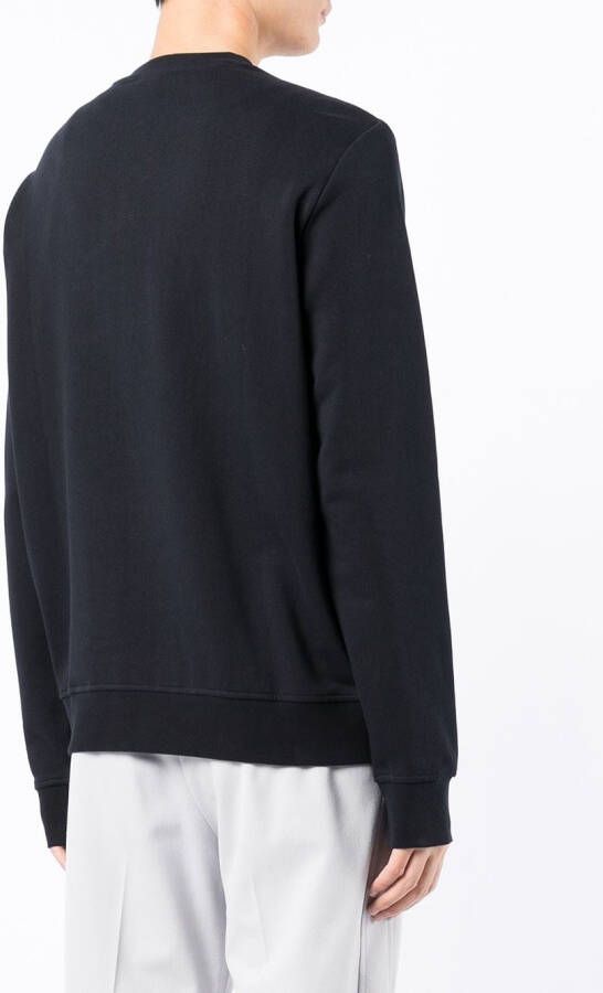 Armani Exchange Sweater met logoprint Blauw