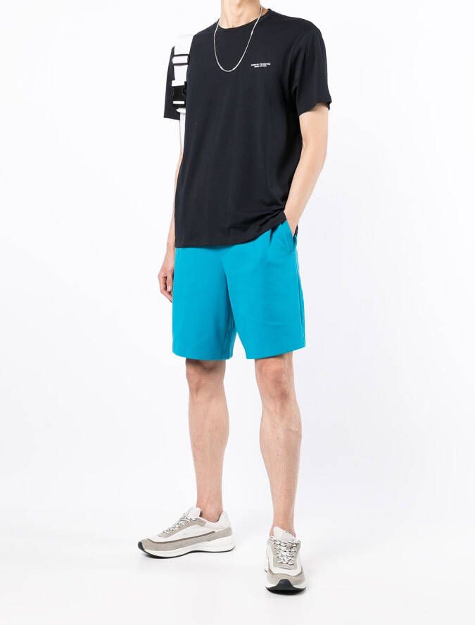 Armani Exchange T-shirt met logoprint Blauw