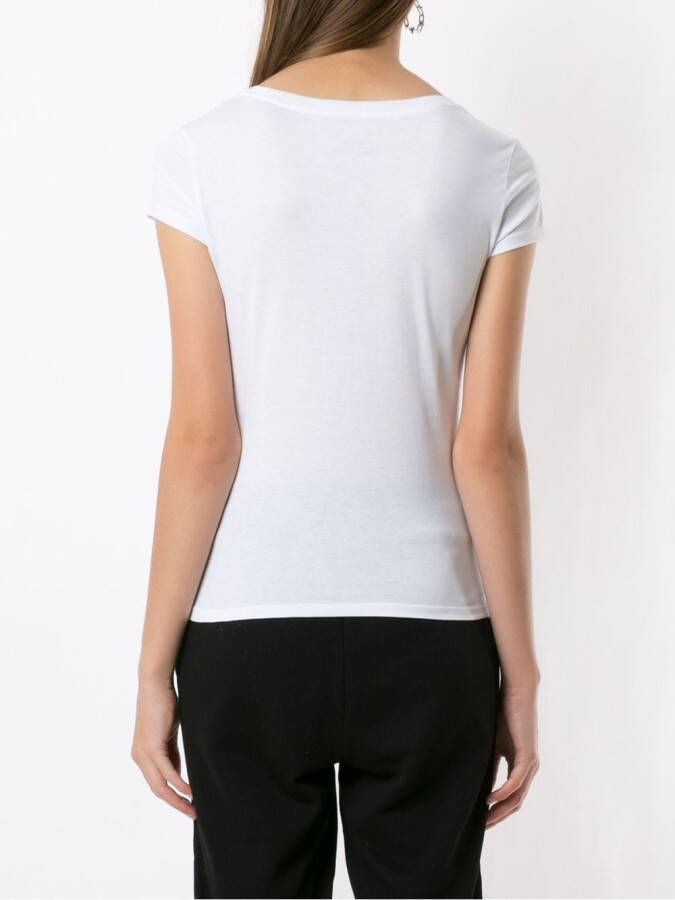 Armani Exchange T-shirt met logoprint Wit