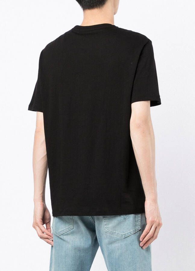 Armani Exchange T-shirt met logoprint Zwart