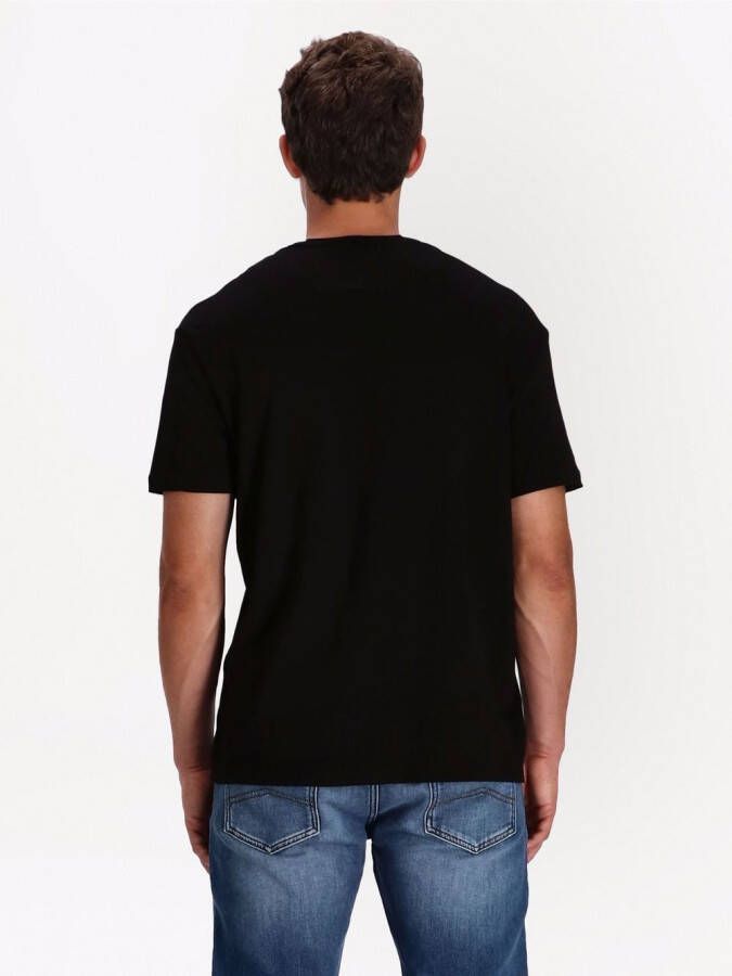 Armani Exchange T-shirt met logoprint Zwart