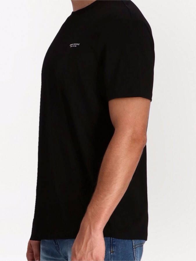 Armani Exchange T-shirt met logoprint Zwart