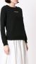Armani Exchange Katoenen sweater met logoprint Zwart - Thumbnail 3