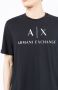 Armani Exchange T-shirt met logoprint Zwart - Thumbnail 5