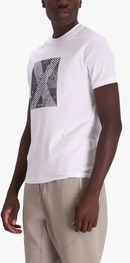 Armani Exchange T-shirt met print Wit