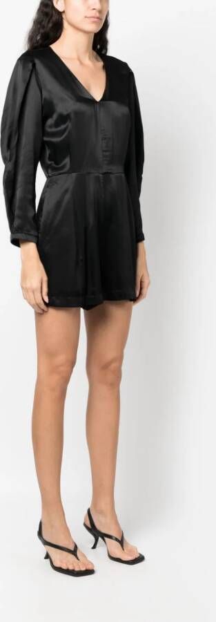 Armani Exchange Top met logoplakkaat Zwart