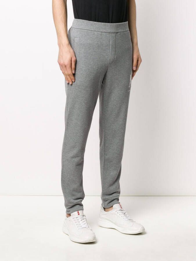 Armani Exchange Trainingsbroek met geborduurd logo Grijs