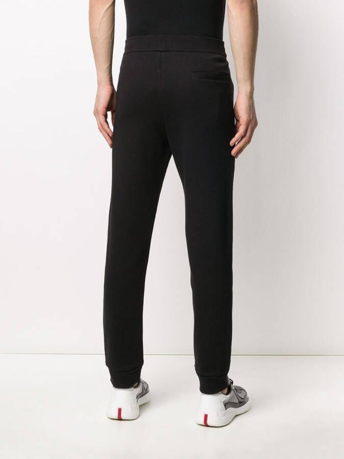 Armani Exchange Trainingsbroek met geborduurd logo Zwart