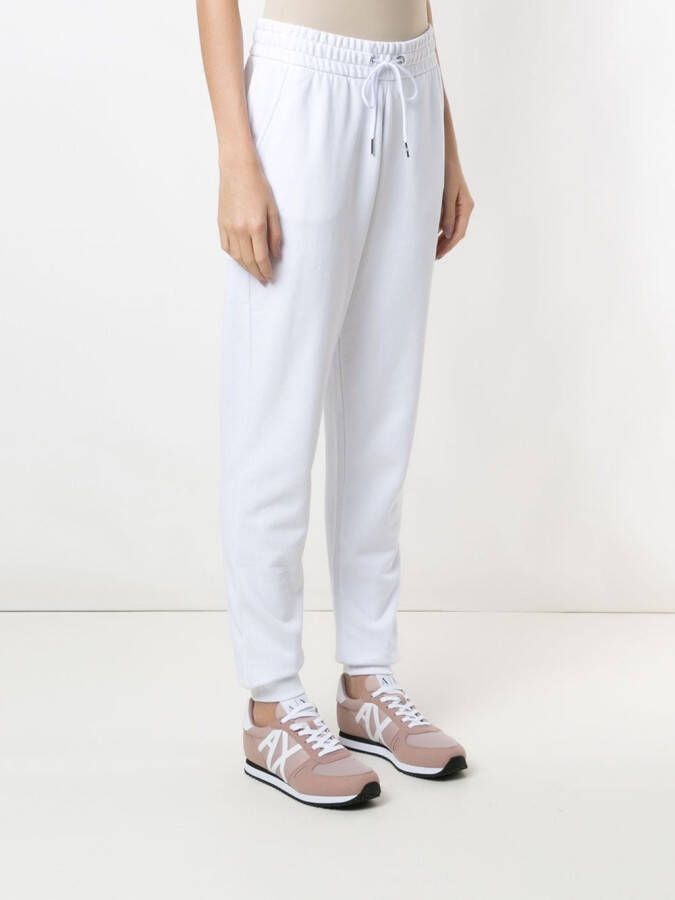 Armani Exchange Trainingsbroek met logo Wit