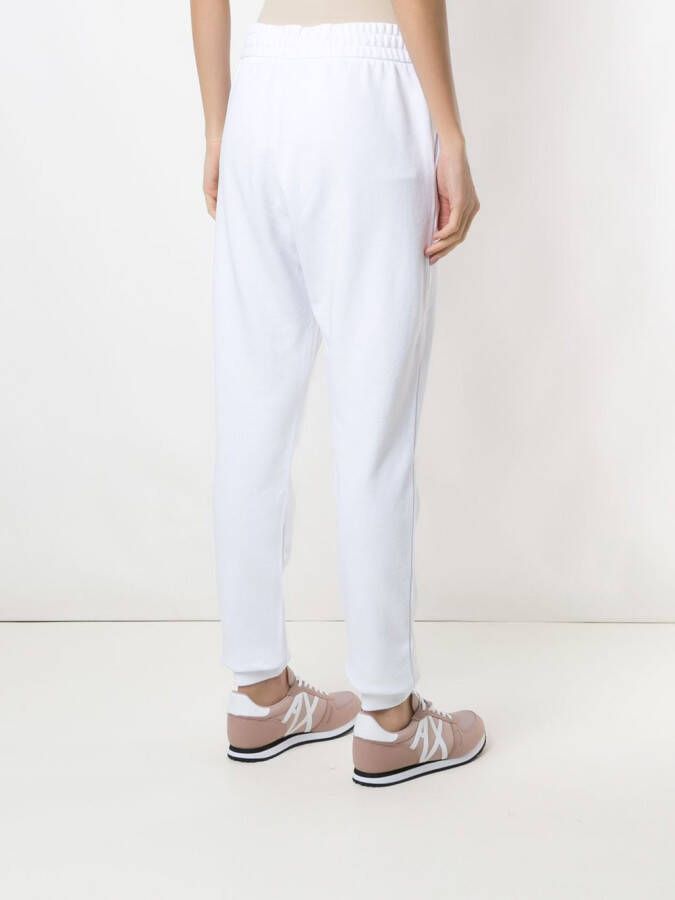 Armani Exchange Trainingsbroek met logo Wit