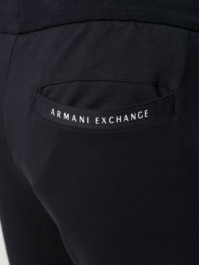 Armani Exchange Trainingsbroek met logoprint Blauw