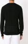 Armani Exchange Trui met intarsia logo Zwart - Thumbnail 4