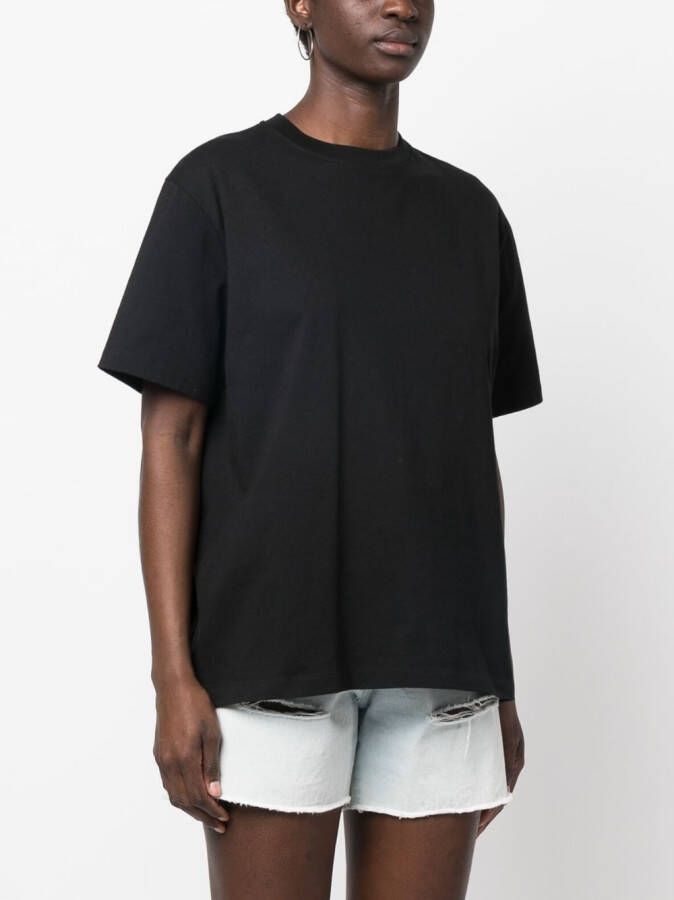 ARMARIUM T-shirt met logopatch Zwart