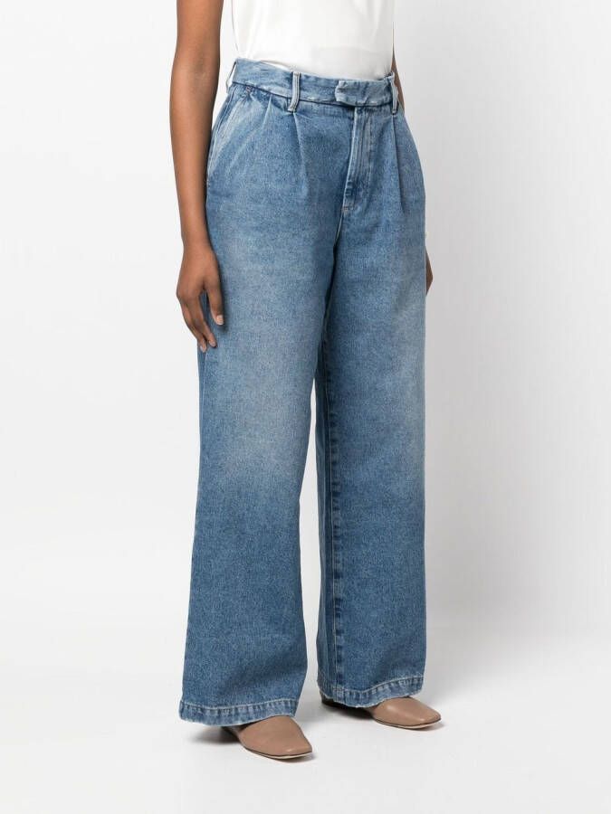 ARMARIUM Jeans met wijde pijpen Blauw