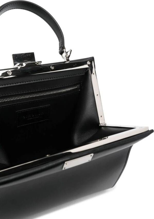 ARMARIUM Shopper met logoplakkaat Zwart