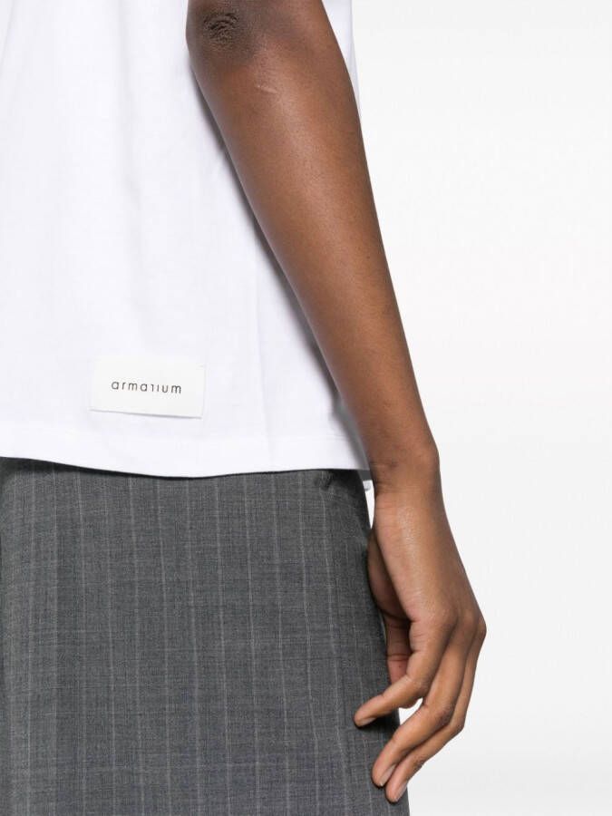 ARMARIUM T-shirt met ronde hals Wit