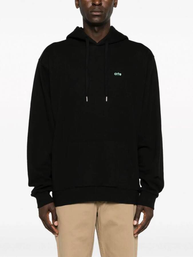 Arte Antwerp Hoodie met print Zwart