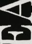 ARTE Sjaal met logo intarsia Zwart - Thumbnail 2