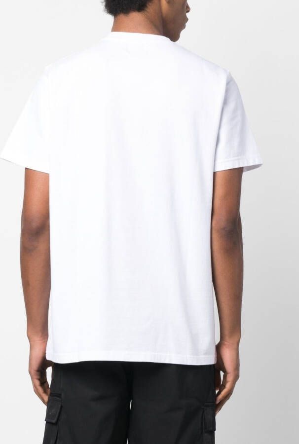 Arte Antwerp T-shirt met geborduurd logo Wit