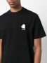 Arte Antwerp T-shirt met geborduurd logo Zwart - Thumbnail 5