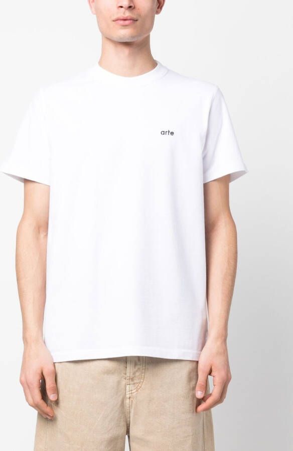 Arte Antwerp T-shirt met logo Wit