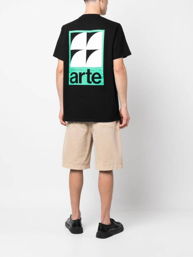Arte Antwerp T-shirt met logo Zwart