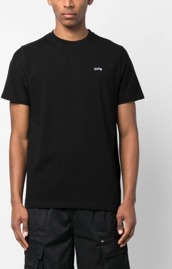 Arte Antwerp T-shirt met logoprint Zwart