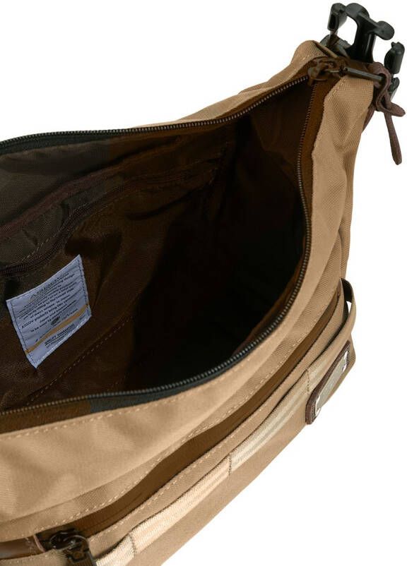 As2ov kleine Cordura Dobby 2way-schoudertas Bruin