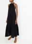 Asceno Maxi-jurk met halternek Zwart - Thumbnail 2
