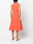 ASPESI Mouwloze jurk Oranje - Thumbnail 4