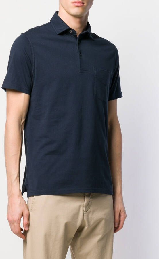 ASPESI Basic poloshirt Blauw