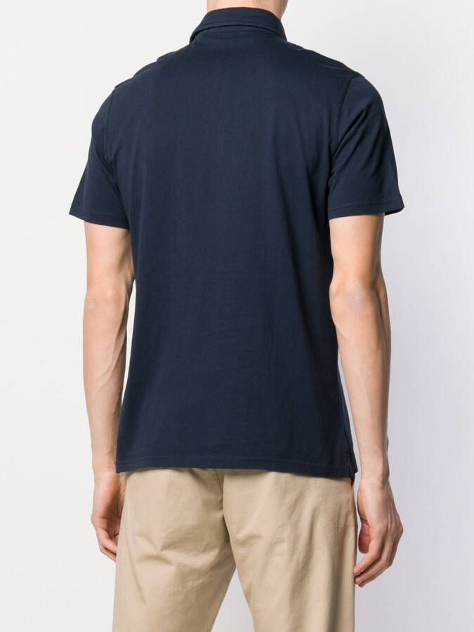 ASPESI Basic poloshirt Blauw