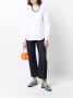 ASPESI Blouse met bandkraag Wit - Thumbnail 2