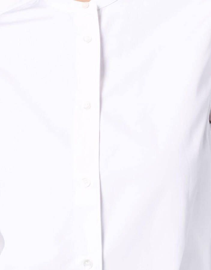 ASPESI Blouse met bandkraag Wit
