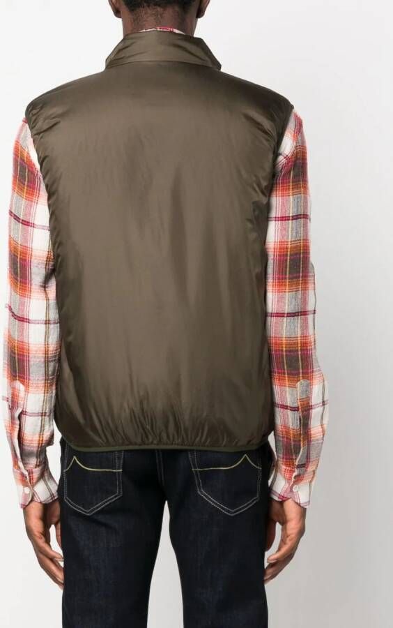ASPESI Bodywarmer met hoge hals Groen