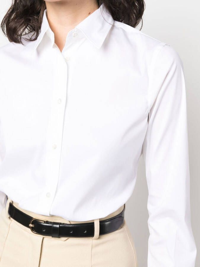 ASPESI Button-up blouse Wit