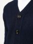 ASPESI Button-up vest Blauw - Thumbnail 5