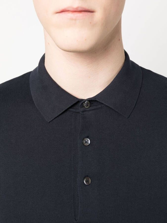 ASPESI Katoenen poloshirt Blauw
