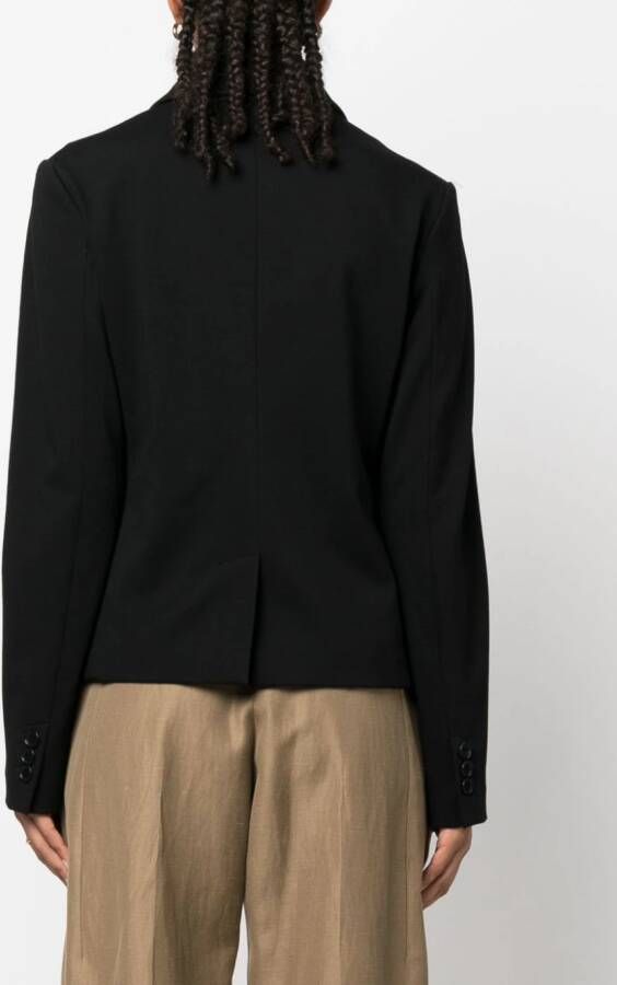 ASPESI Cropped blazer Zwart