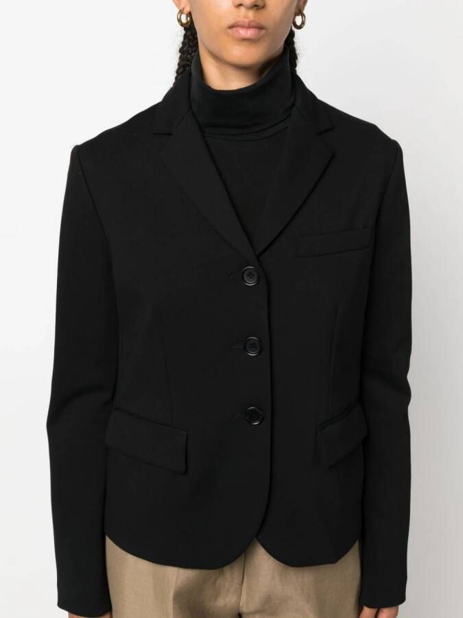 ASPESI Cropped blazer Zwart