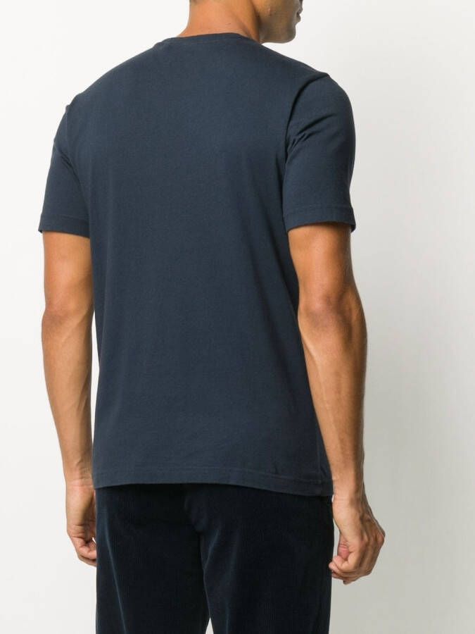 ASPESI Effen T-shirt Blauw