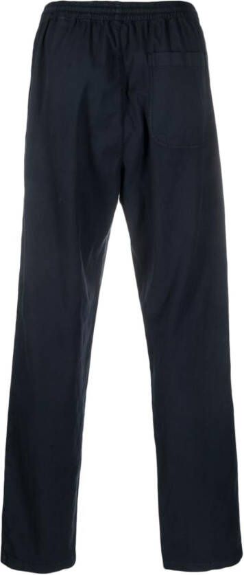ASPESI Broek met trekkoordtaille en toelopende pijpen Blauw