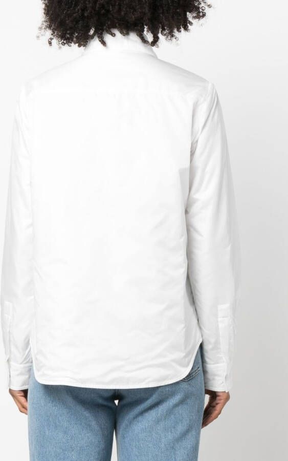 ASPESI Gewatteerd shirtjack Wit