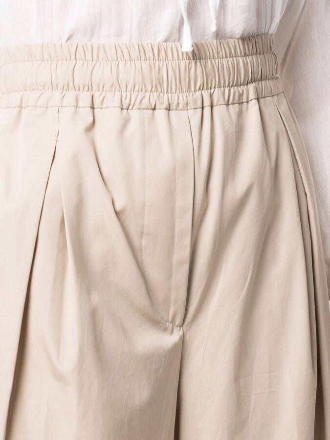 ASPESI Flared broek Beige