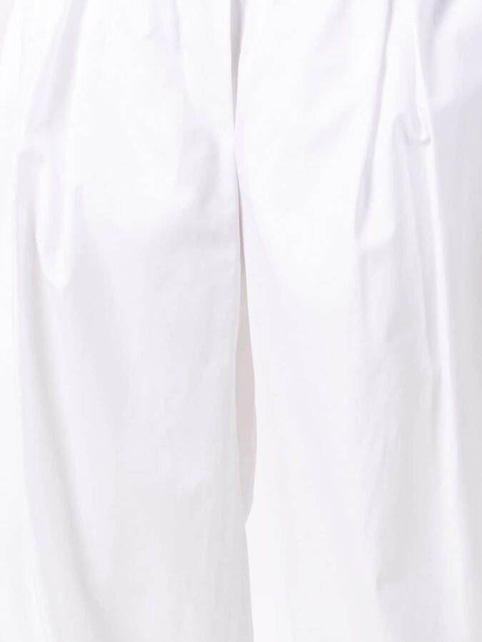 ASPESI Flared broek Wit