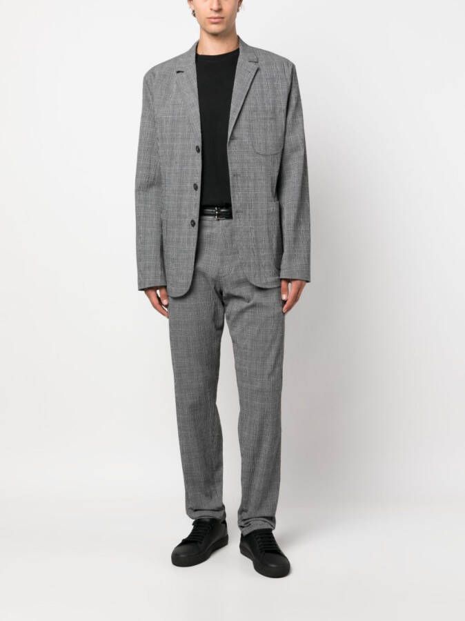 ASPESI Geruite pantalon Grijs