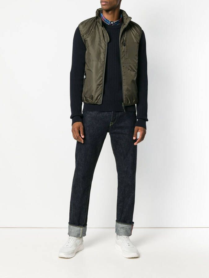ASPESI gevoerde bodywarmer Groen