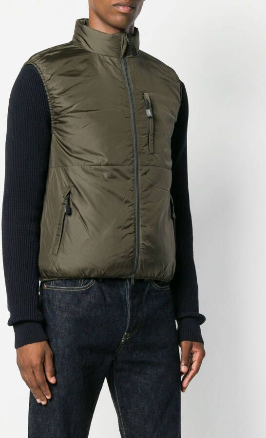 ASPESI gevoerde bodywarmer Groen